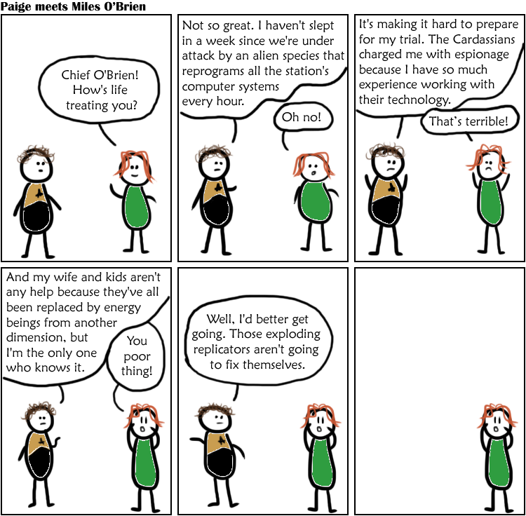 The Adventures of Paige &mdash; comic for Tuesday, 28 February 2012